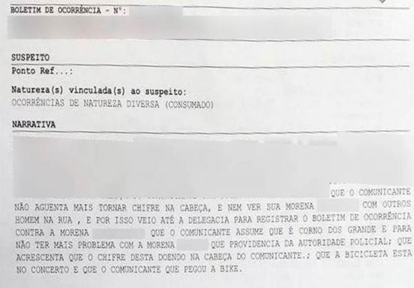 Traição leva homem a registrar queixa contra companheira na cidade de Cáceres, região de Cuiabá