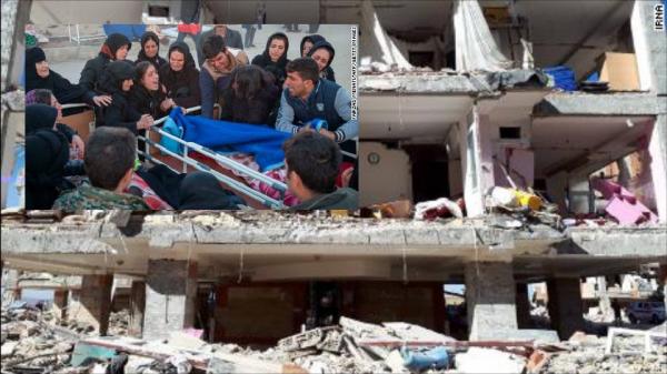 Sobe para 452 o número de pessoas mortas no Poderoso terremoto no Irã e Iraque no final deste domingo