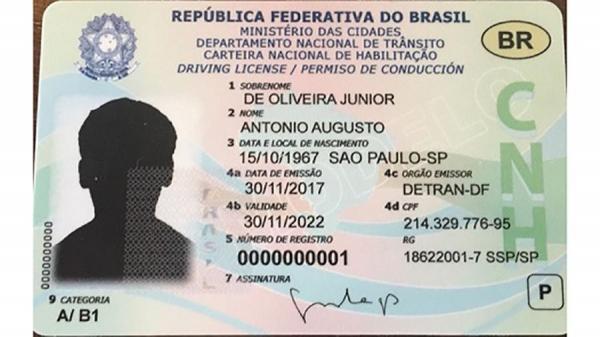 CNH brasileira agora será em estilo cartão de crédito
