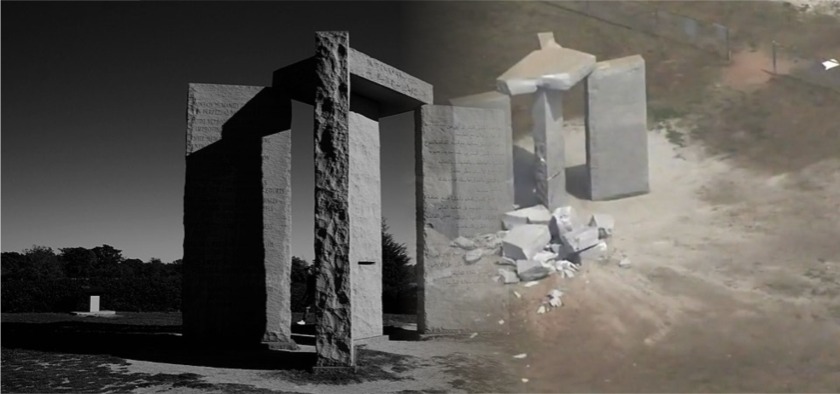 Monumento satânico da Geórgia é destruído por bombas durante a madrugada