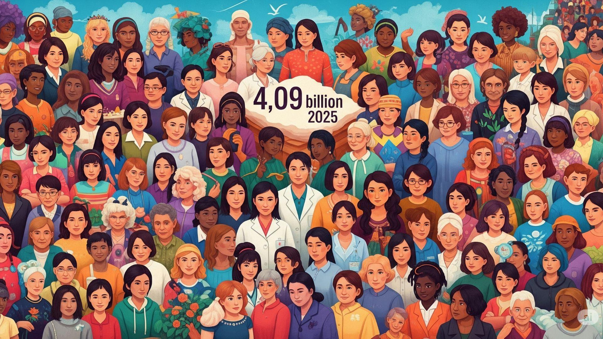 Quantas mulheres existem no mundo em 2025? Veja os números atualizados