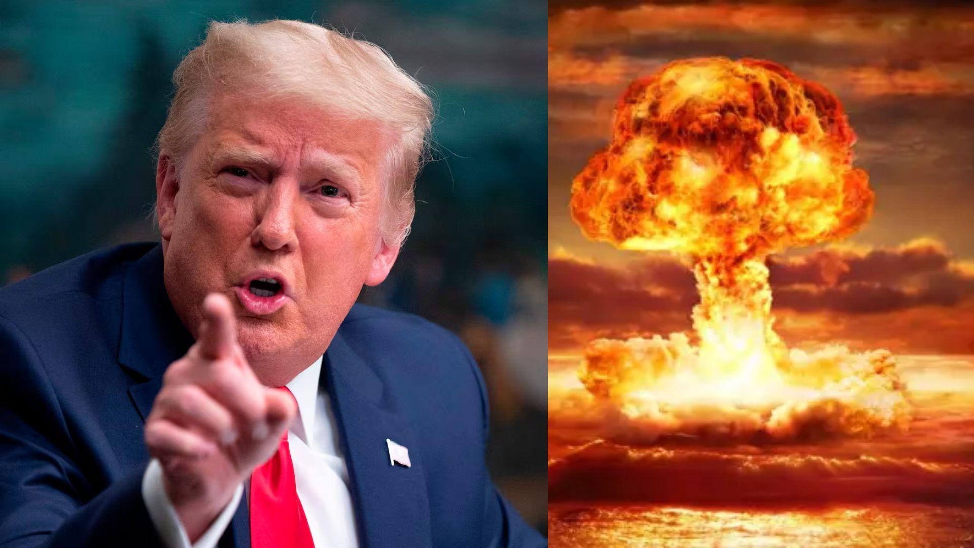 Trump ameaça atacar o Irã com bomba nuclear
