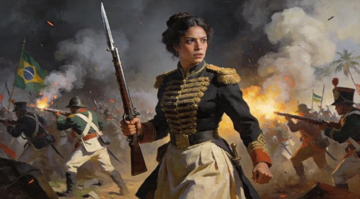 Imagem representando Maria Quitéria: Heroína da Independência e Símbolo de Resistência Feminina